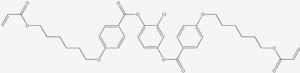 CAS NO. 150809-90-8 2-Chloro-1,4-phenylene Bis[4-[6-(acryloyloxy)hexyloxy]benzoate]