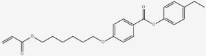 CAS NO.558467-39-3 4-[[6-[(1-Oxo-2-propenyl)oxy]hexyl]oxy]benzoic Acid 4-ethylphenyl Ester